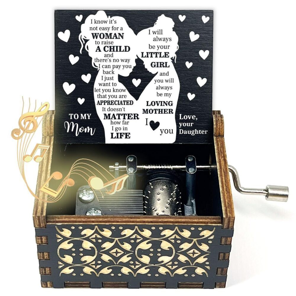 2368 Music Box Gifts for Mother, I Know It's Not Easy for A Mom, You are My